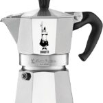 Bialetti Moka Express Espresso Cezvesi Alüminyum Döküm Gövde ve Termoplastik Sap, Gümüş Renk